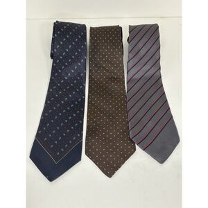 Paco Rabanne, Men's Neckties,‎ Lot Of 3, Multicolor/Pattern